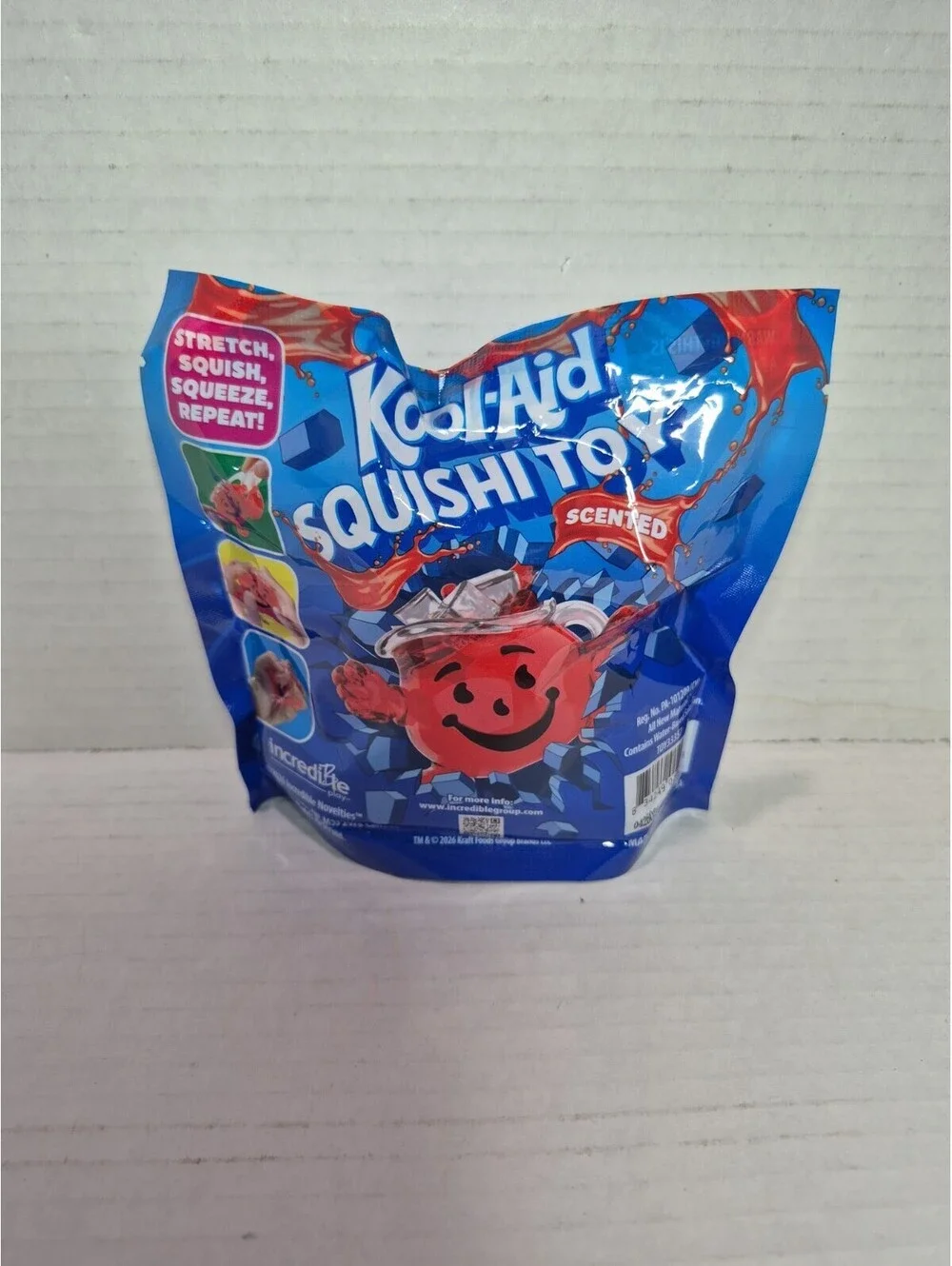 Hey KOOL-AID Man Viral Tik Tok Squishy Toy Fidget Scented Brand New In Package